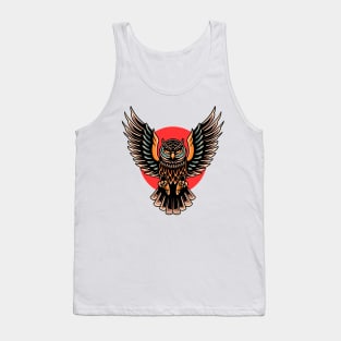 brave owl tattoo Tank Top